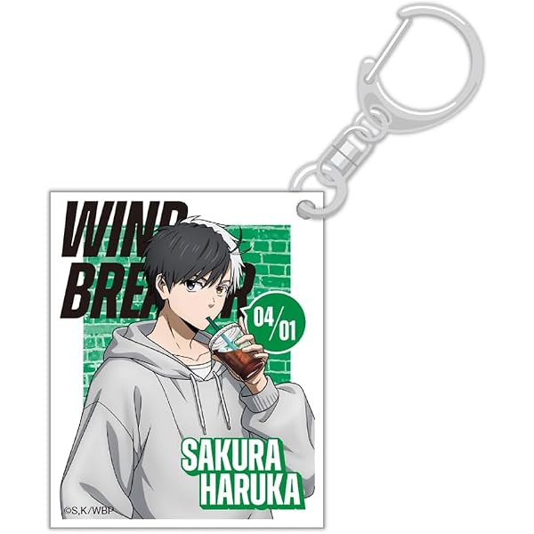 Amazon | WIND BREAKER ホログラム缶バッジ 桜遥 D HBAN-W001-m04